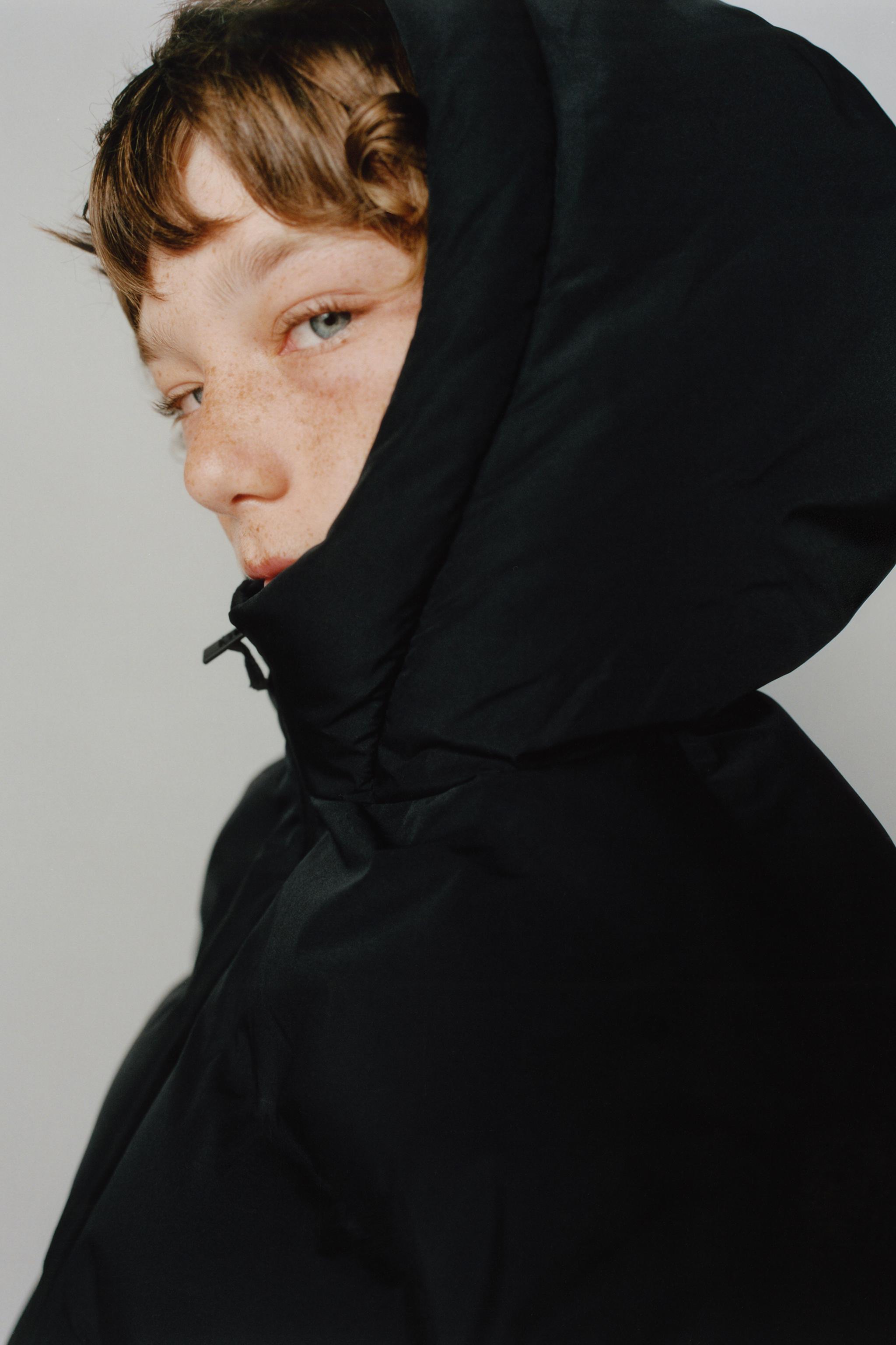 WATER REPELLENT LABEL PADDED COAT